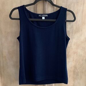 St. John Deep Blue Tank Top
